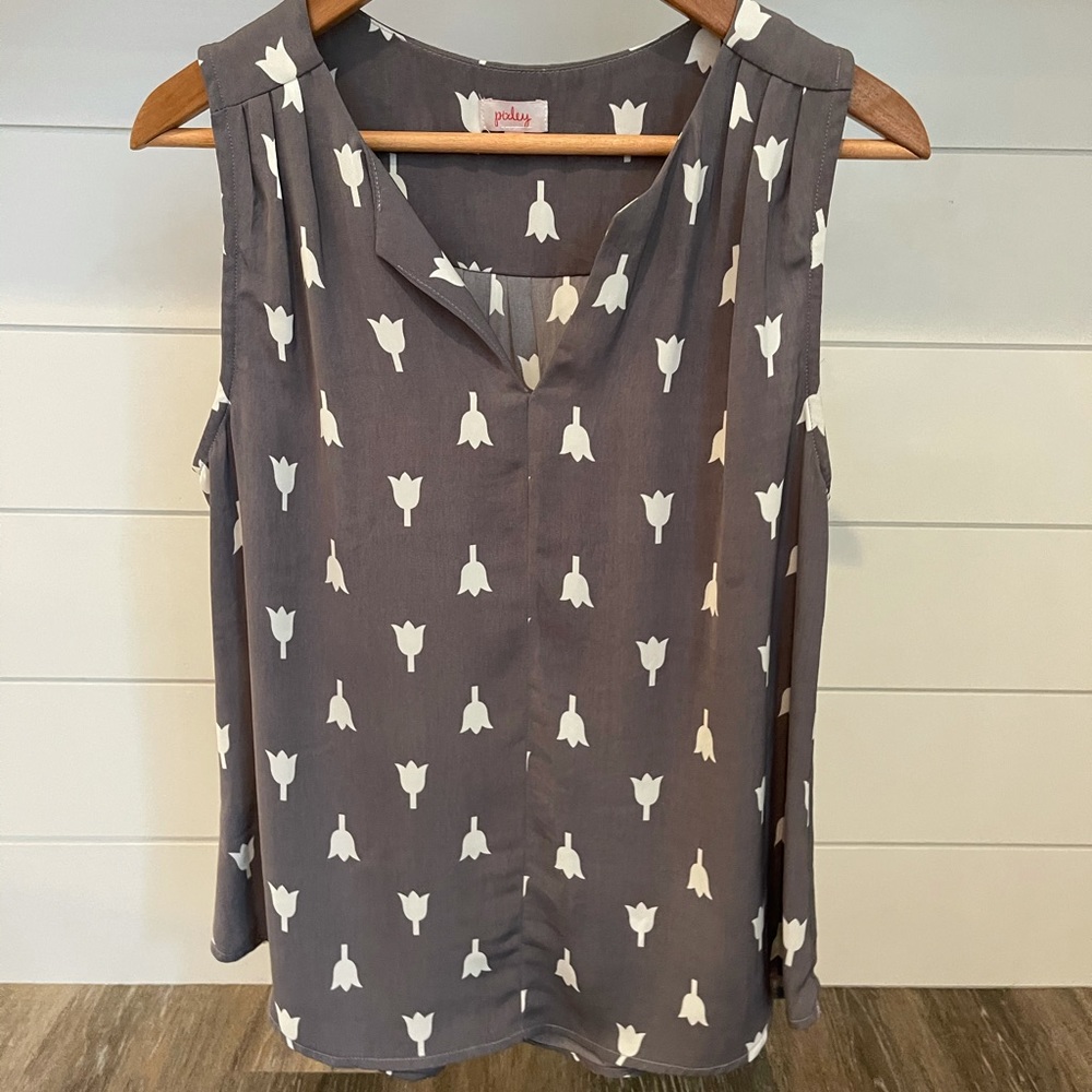 Pixley for Stitchfix sleeveless v-neck blouse- XS